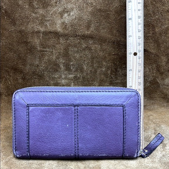 Purple Leather Wallet - Picture 10 of 14